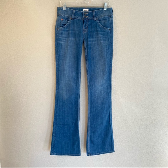 HUDSON Jeans Signature Bootcut Flap Pockets Jeans Size 26 Perfect Jeans Long - Picture 13 of 13